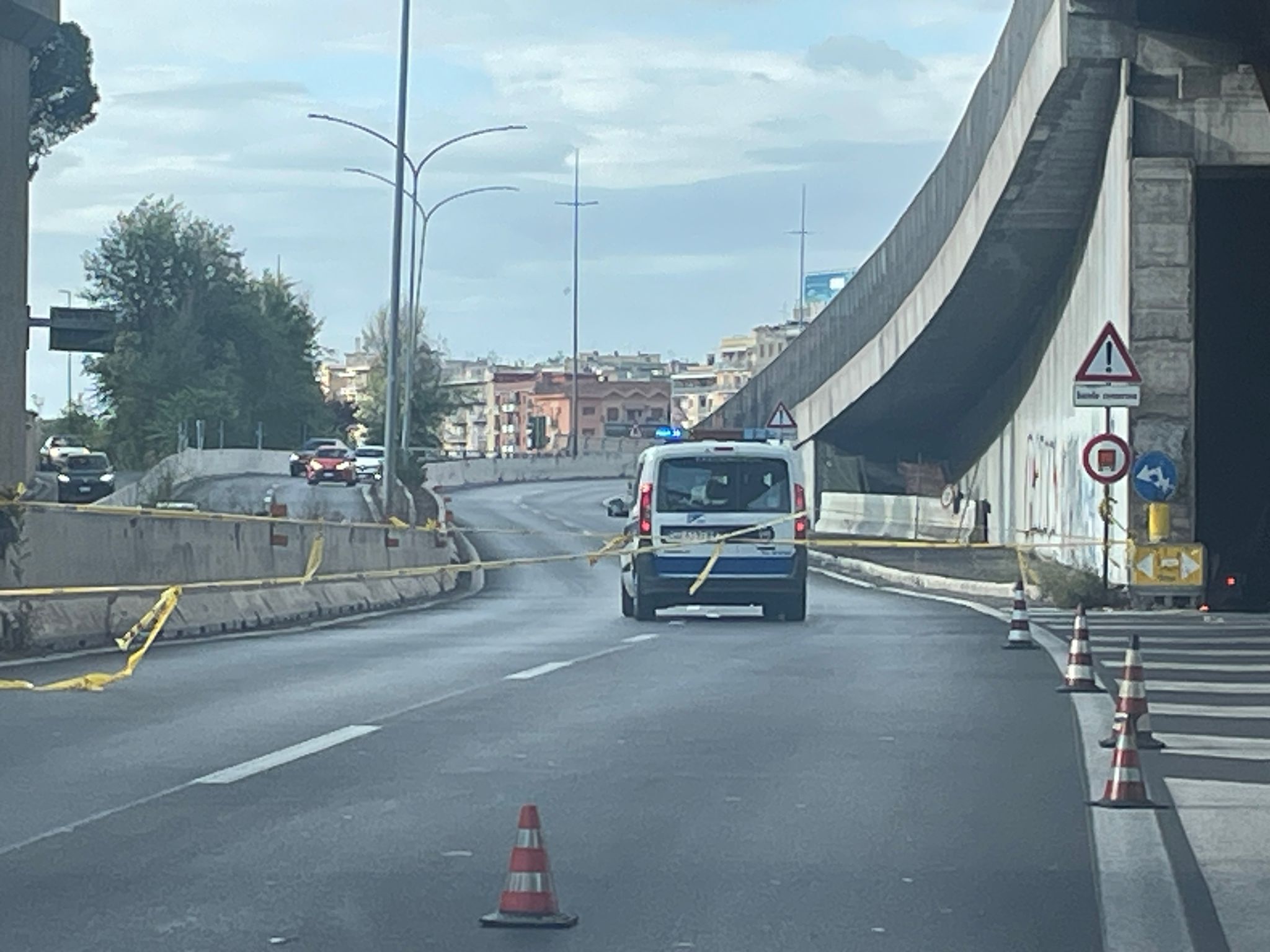 Roma Grosso Incidente Sulla Tangenziale Altezza Tiburtina Traffico