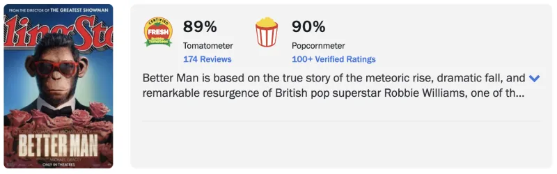 Better man Rotten Tomatoes