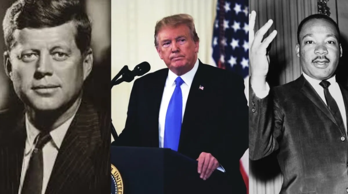 Trump vuole desecretare gli atti sugli omicidi dei Kennedy e di Martin Luther King