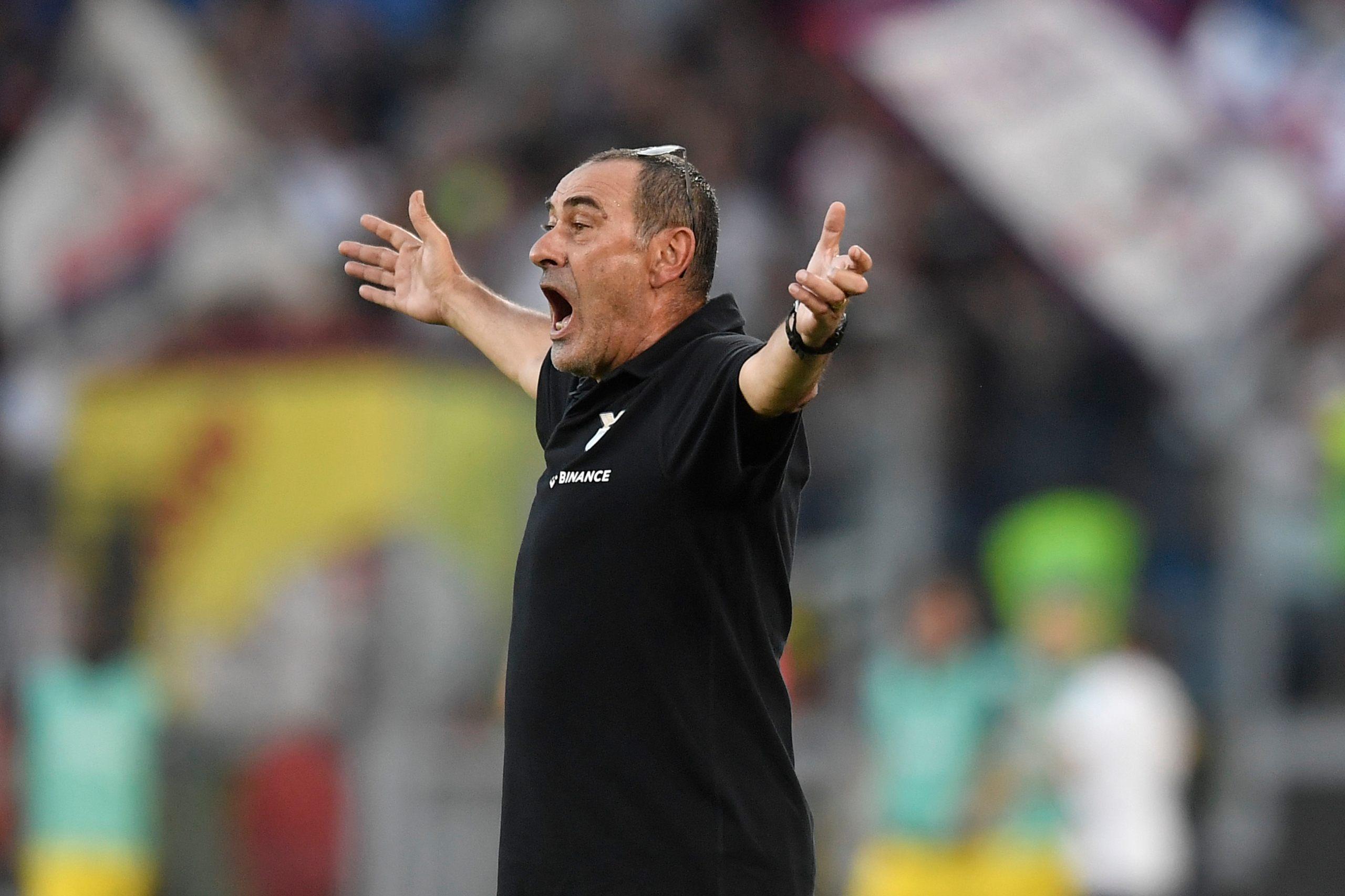 Lazio, Sarri: “Parlare di scudetto è una ca****ta”