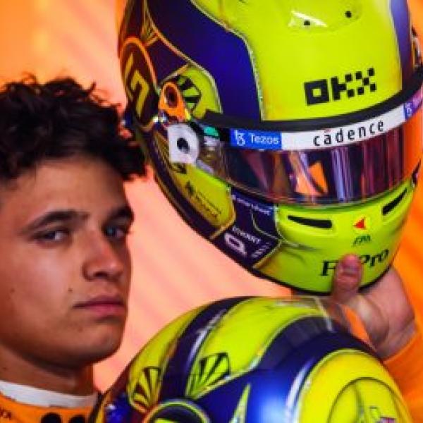 Formula 1, Lando Norris: “Vorrei correre con Valentino Rossi”