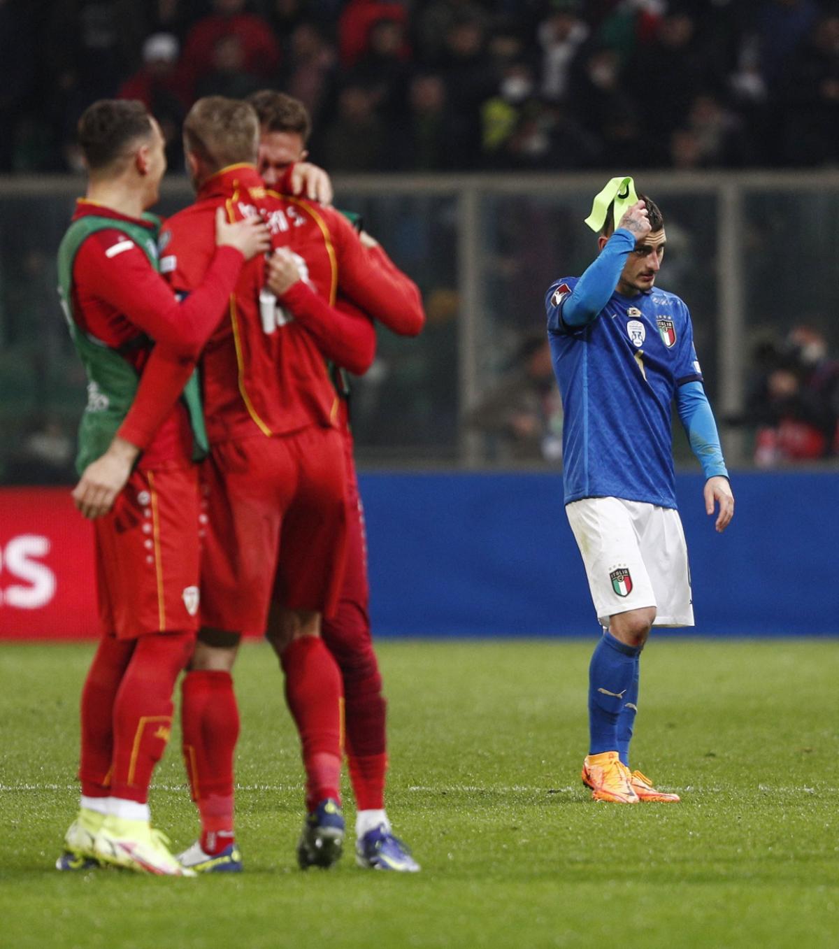 Italia-Macedonia del Nord 0-1, addio Mondiale per gli azzurri