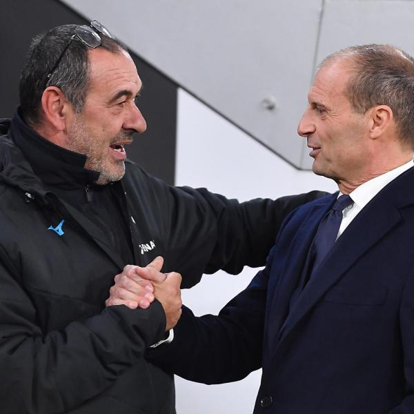 Juventus-Lazio è anche Allegri contro Sarri: il confronto