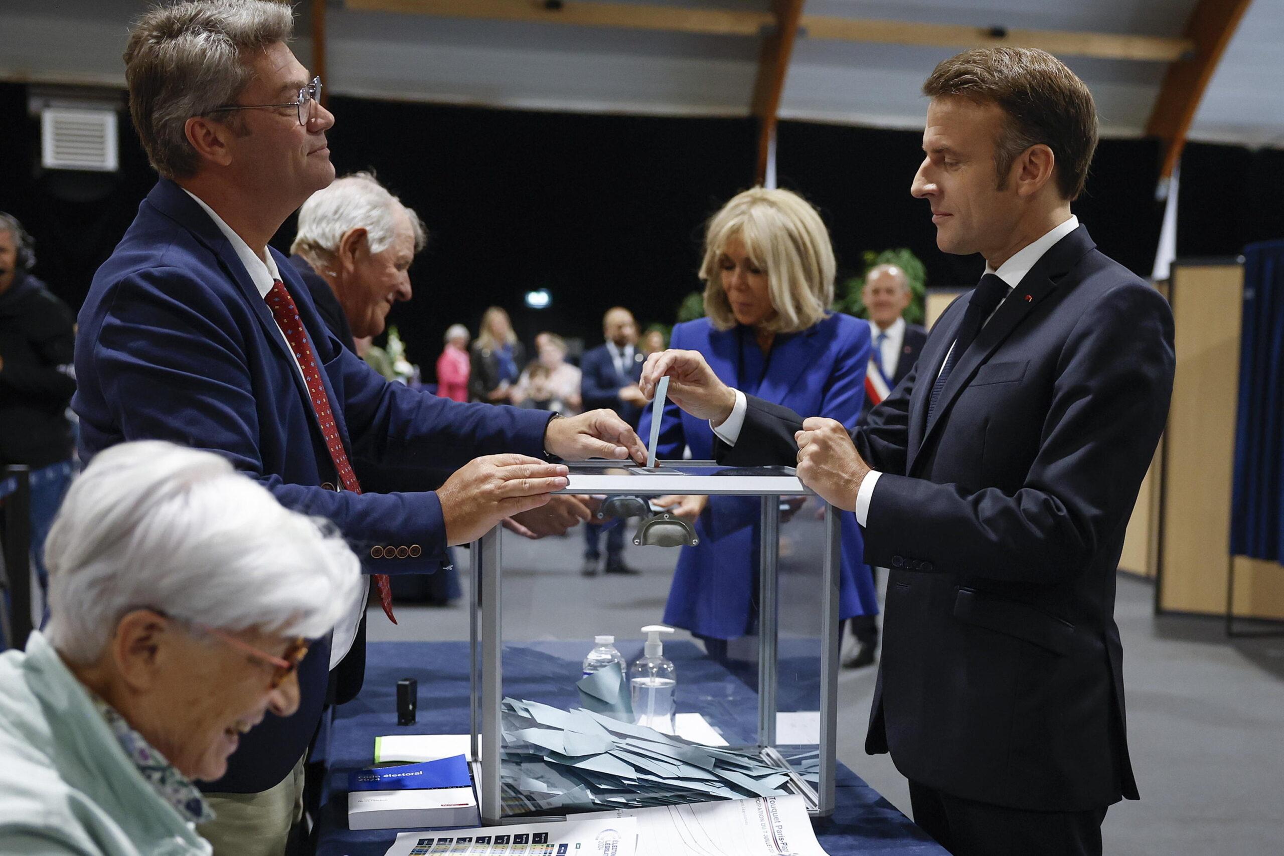 Macron voto Francia