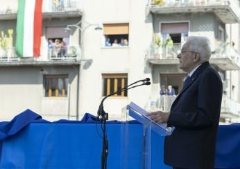 Mattarella a Cassino: “Guerre terribili. Bisogna interrompere il ciclo drammatico di terrorismo e violenza”