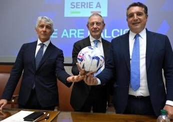 Serie A, presentata la 32esima giornata all’insegna del Made in Italy. Urso: “Esportare il nostro sport e i suoi luoghi” | VIDEO