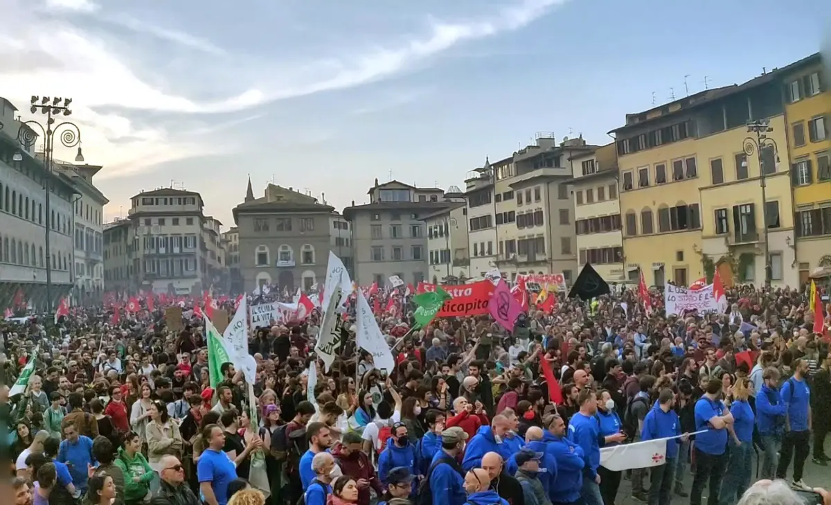 Manifestazione Roma 3 dicembre, contro guerra e carovita