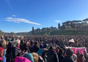 Manifestazione “Non una di meno” 25 novembre 2023 a Roma: migliaia …