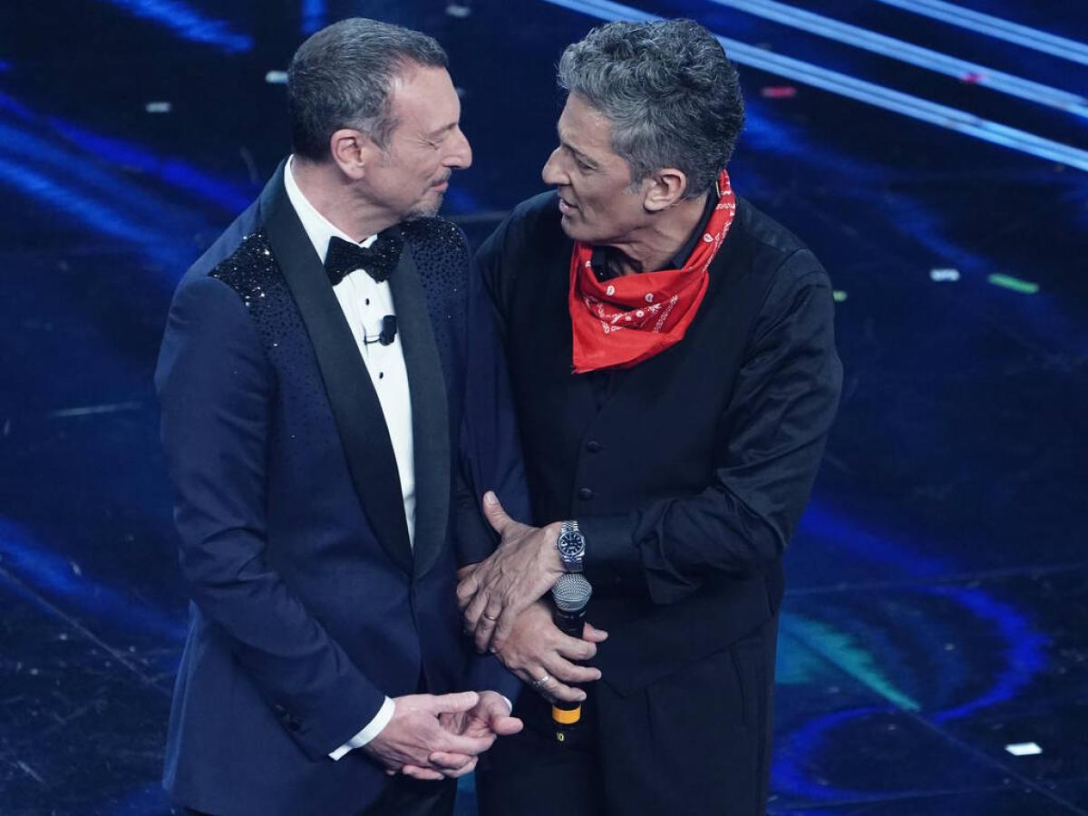 Fiorello e Amadeus, la gag: “Siamo i nuovi Ferragnez, gli Amarello”