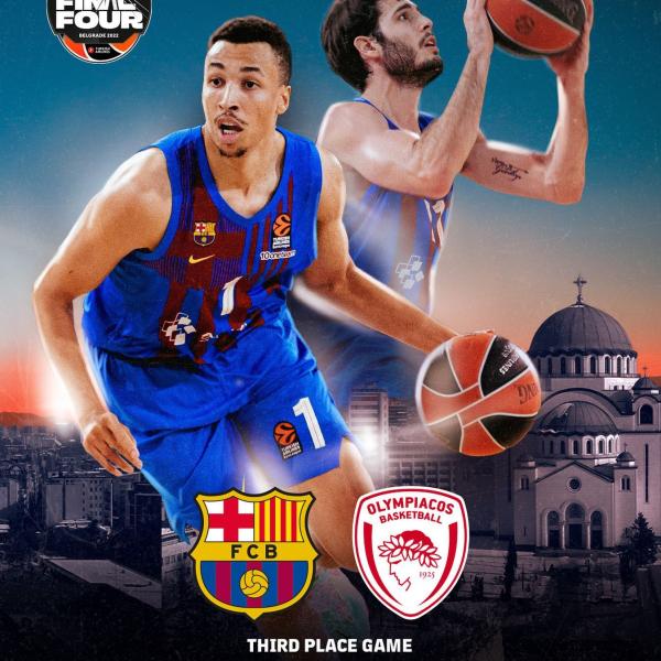 Pallacanestro Eurolega Barcellona 3° supera l’Olympiacos nella finalina