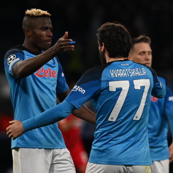 Napoli-Eintracht 3-0: gli azzurri volano ai quarti con il “solito” Osimhen