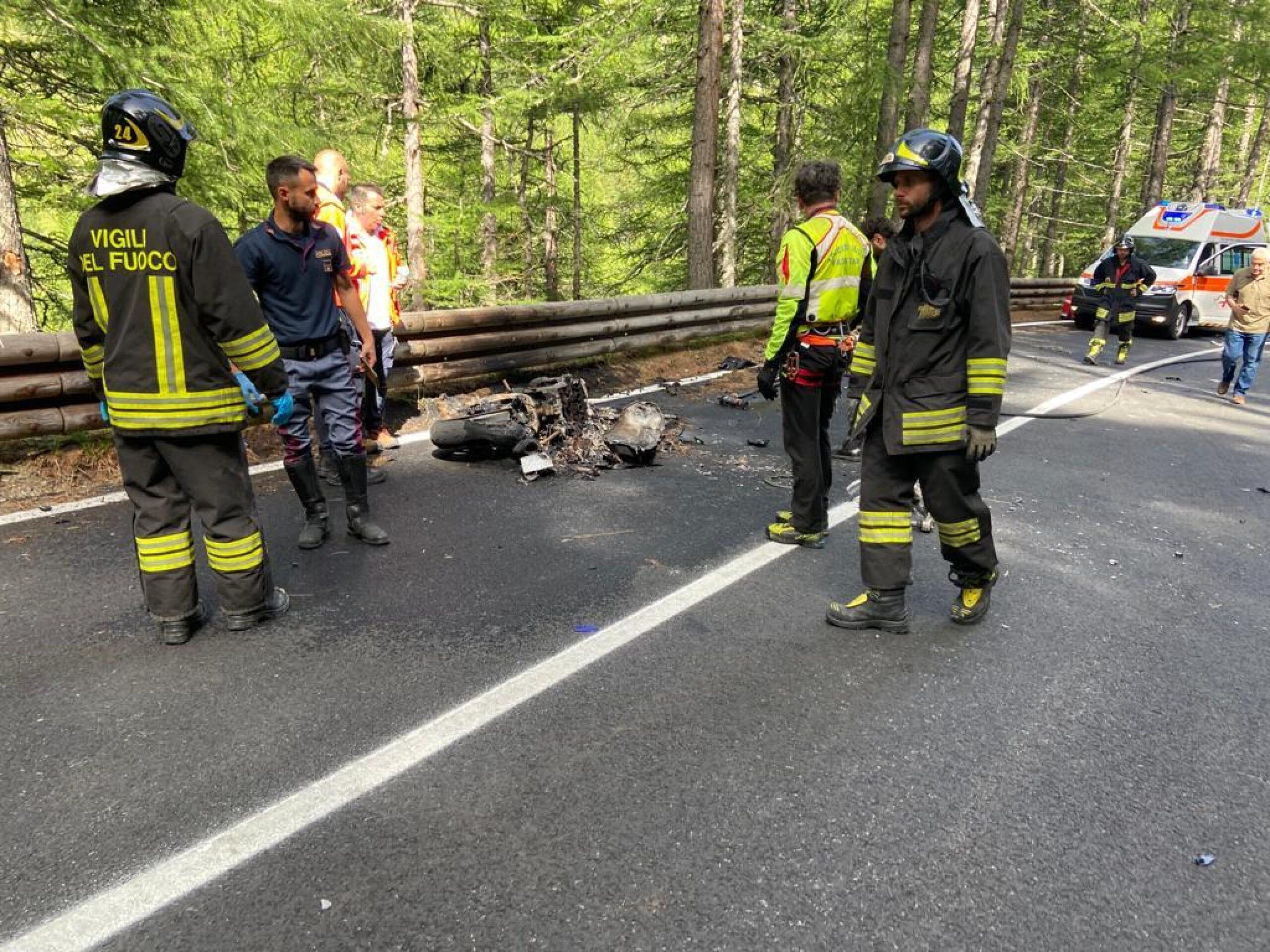 Frosinone, incidente a Fontichiari: grave motociclista trasferito in ospedale