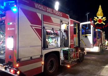 Riccione, incendio in una casa a San Lorenzo: chiuso viale Venezia