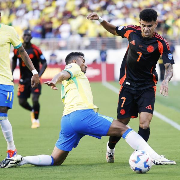 Copa America, Brasile fermato da un’ottima Colombia: Munoz risponde al vantaggio di Raphinha