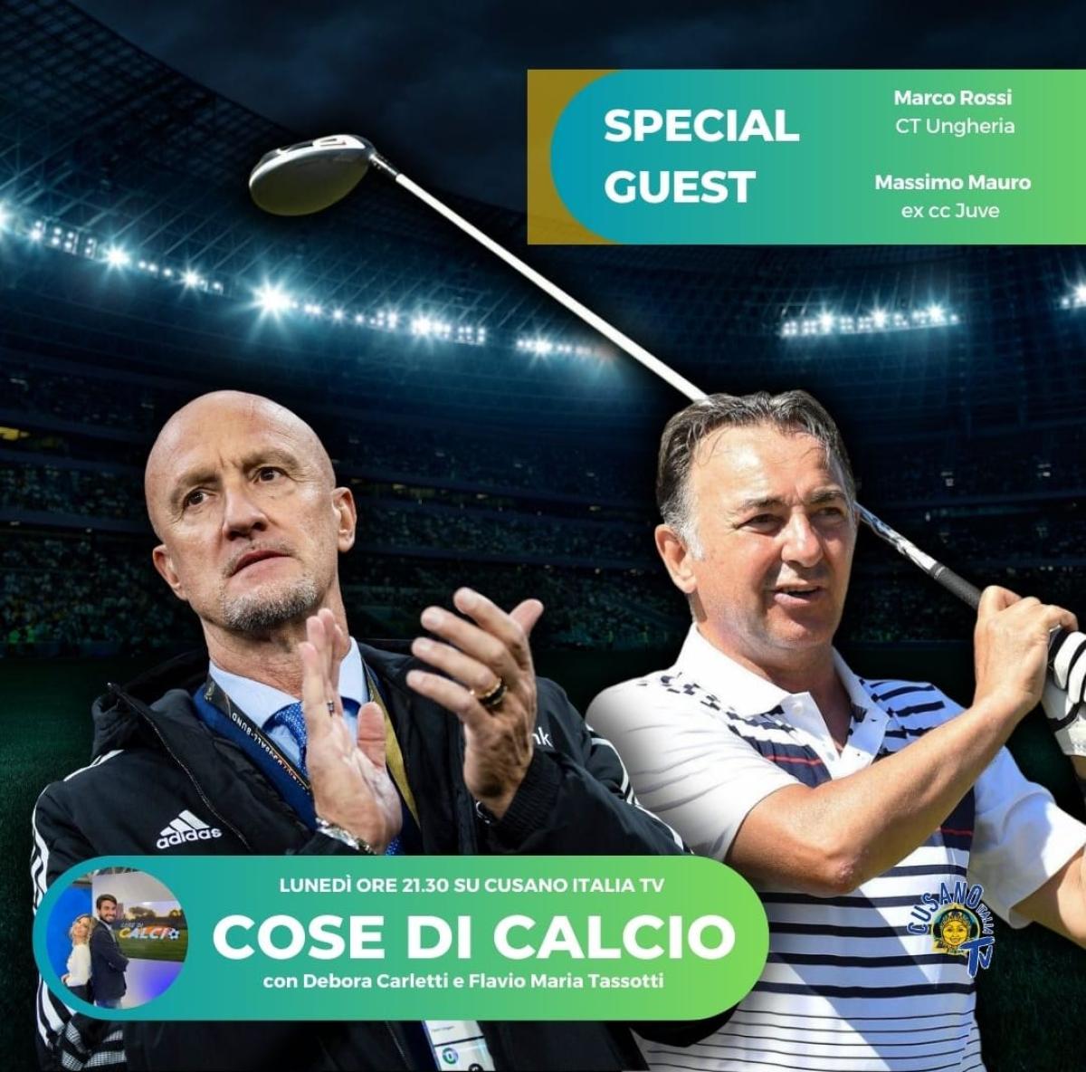 Stasera ospiti a ‘Cose di Calcio’, Marco Rossi, ct Ungheria e Massi…