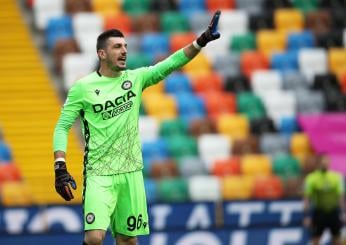 Scuffet torna in Italia, destinazione Cagliari: l’ex portiere dell’Udinese arriva dal Cluj