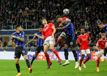 Inter-Benfica di Champions League dove vederla in Tv e in streaming in chiaro? Tutte le news sul match di San Siro