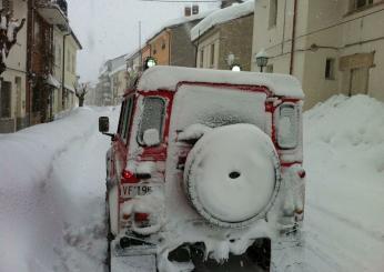 Isernia, a Capracotta arriva la neve: meteo e previsioni