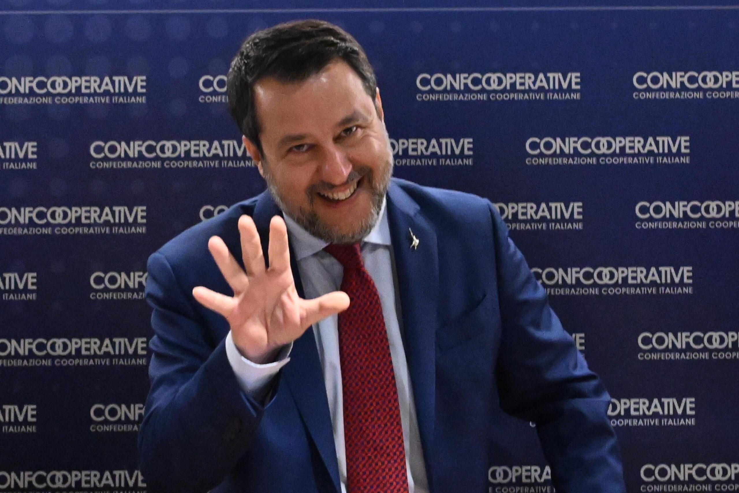 matteo salvini francesca figlio