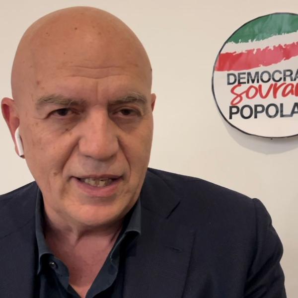 Elezioni Europee 2024, Rizzo a Palazzo Chigi vede Fazzolari per la riduzione delle firme. Il coordinatore di Dsp: “Aspettiamo la decisione, siamo fiduciosi”| VIDEO