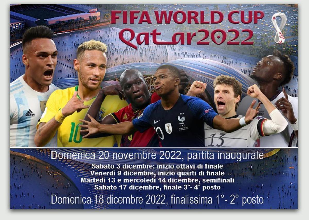 Dove vedere i Mondiali 2022 in tv e streaming: il calendario