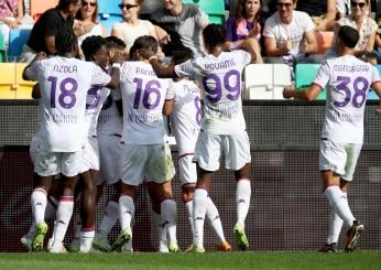 Udinese-Fiorentina 0-2, viola a 10 punti. Vince anche l’Atalanta