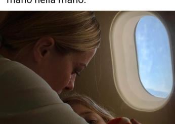 La Meloni in volo dagli States posta una foto con la figlia: “Io e te, che affrontiamo il mondo mano nella mano”