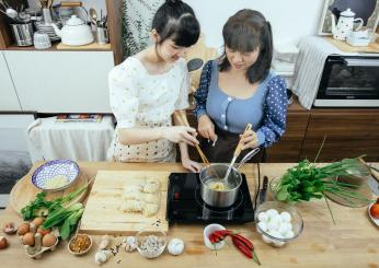 Cucina orientale: gli udon con verdure e uova