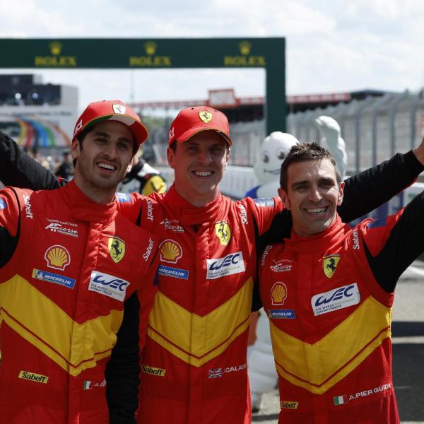 Motori, storico successo della Ferrari nella 24h di Le Mans