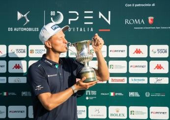 Golf, il polacco Adrian Meronk ha vinto il DS Automobiles 80° Open d’Italia