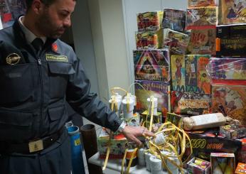 Fuochi d’artificio illegali sequetrati a Catania e Avellino: maxi blitz della Guardia di Finanza