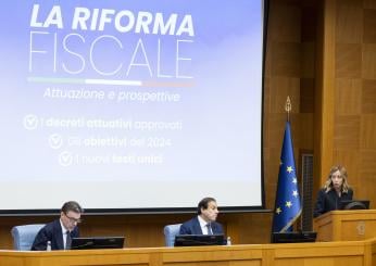 Riforma del Fisco 2024, Meloni: “No ai furbi, ma aiutiamo chi non riesce a pagare”. Giorgetti: “Andamento economia non eccezionale”