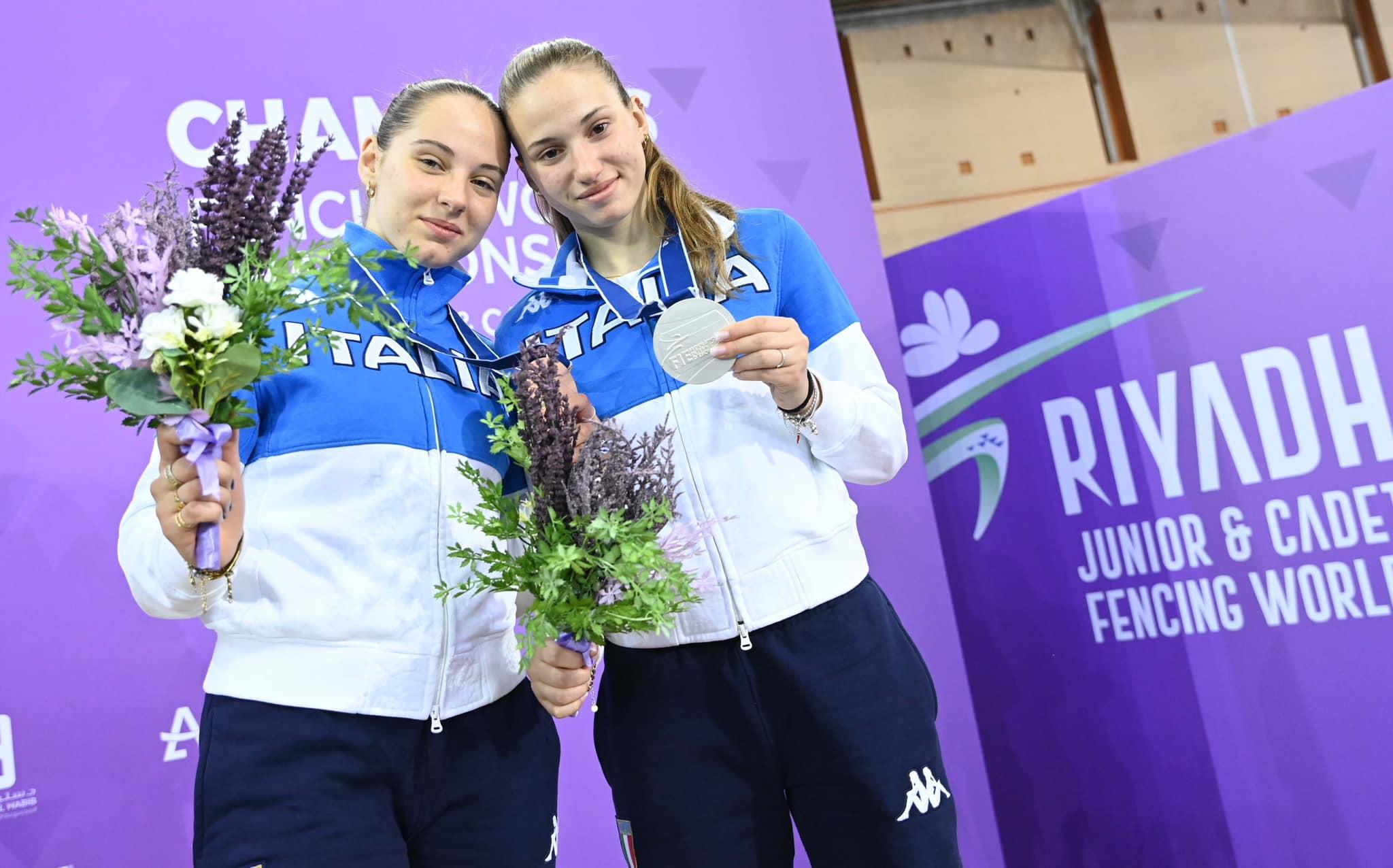 Scherma, sciabola femminile d’argento ai mondiali giovanili 2024