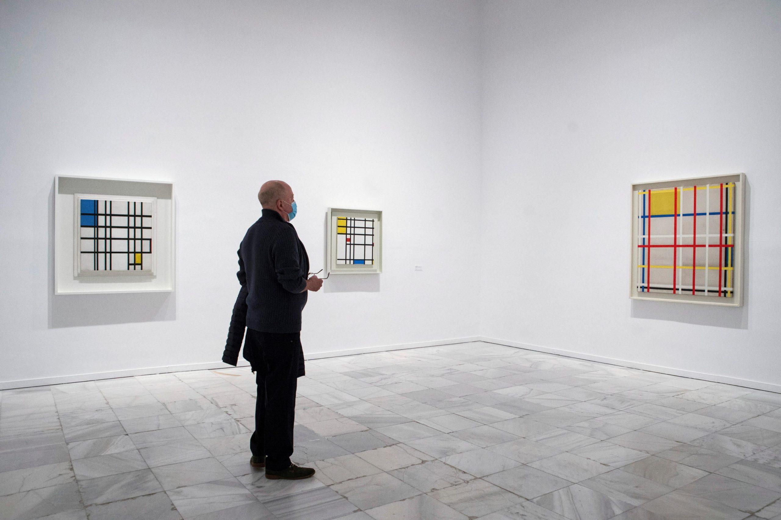 Quadro di Mondrian esposto al contrario per 77 anni: la scoperta di un’esperta d’arte