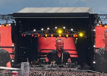 La carica dei 60mila del Circo Massimo per il concerto di Bruce Springsteen a Roma | VIDEO