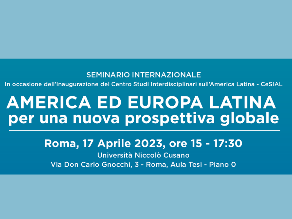 Centro Studi Interdisciplinari sull’America Latina: al via il nuovo polo di ricerca dell’Unicusano