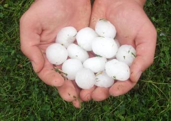 Cuorgnè grandine: chicchi grossi come albicocche, allerta gialla