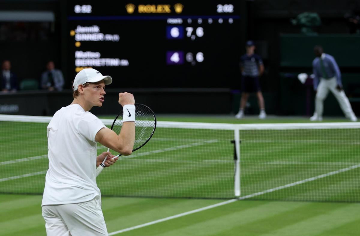 Wimbledon 2024, Sinner e Berrettini regalano spettacolo sul Centrale: numero uno al terzo turno