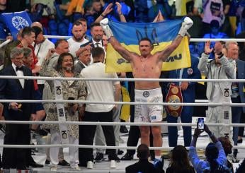 Pugilato, pesi massimi: Oleksandr Usyk ha difeso il titolo contro Dubois