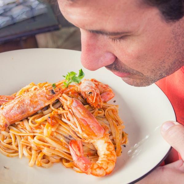 Primo al sapore di mare col sugo di pesce