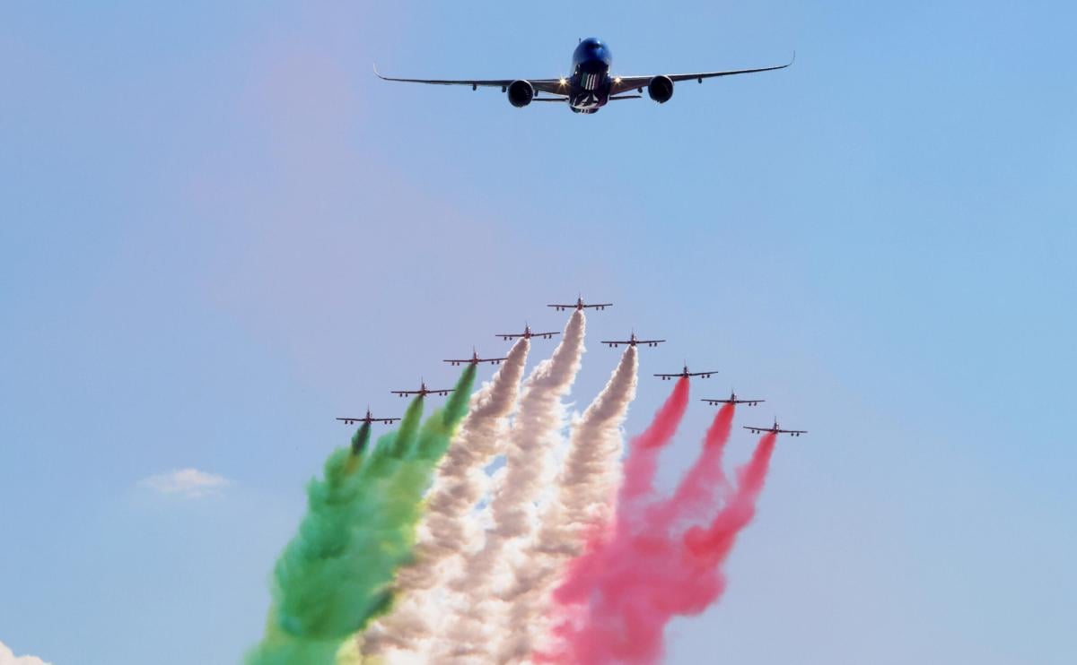 Dove sono le frecce tricolori oggi e a che ora passano?