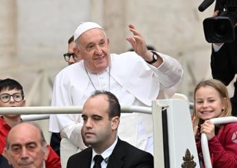 Papa Francesco all’udienza generale: “Penso sempre a Palestina e Israele, prego per chi soffre”