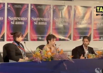 Santi Francesi,  conferenza stampa Sanremo 2024: “L’Ariston è emozionante”. Il duetto con Skin: “Sfidiamo tutti con la cover di ‘Hallelujah'”| VIDEO