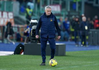 Roma Empoli, Mourinho: “A volte sembra che stiamo per retrocedere in Serie B. Zaniolo è un problema della società”