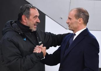 Juventus-Lazio è anche Allegri contro Sarri: il confronto