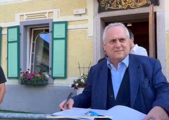 Il Presidente della Lazio rassicura i tifosi sul mercato: “Il dollaro compra tutto, con Lotito il risultato è garantito”