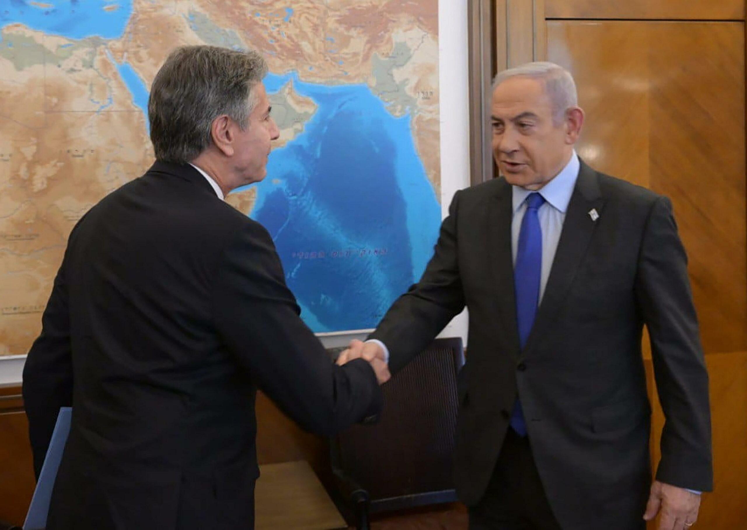 Blinken incontra Netanyahu a Israele: “L’obiettivo è proteggere i civili a Gaza”