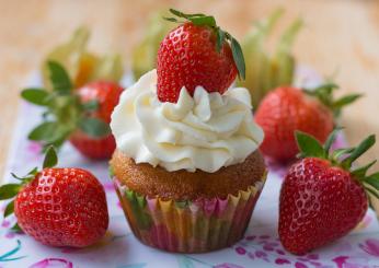 Sanno di primavera: ecco i muffin con fragole fresche