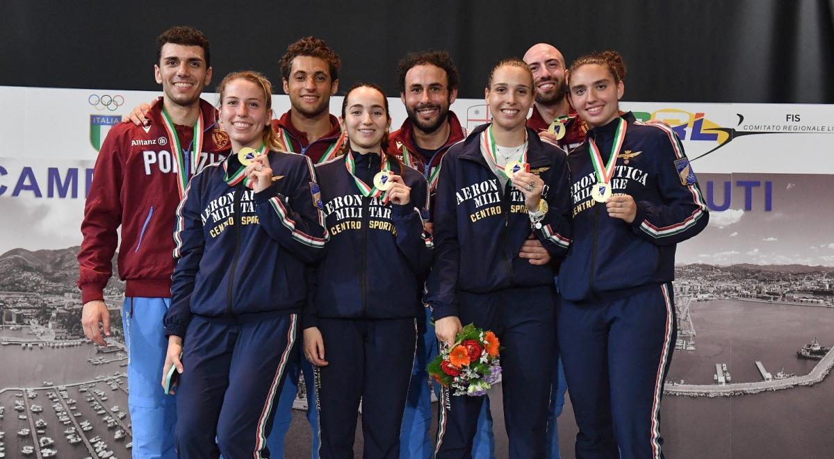 Aeronautica e fiamme oro sul tetto d’Italia a squadra negli assolut…