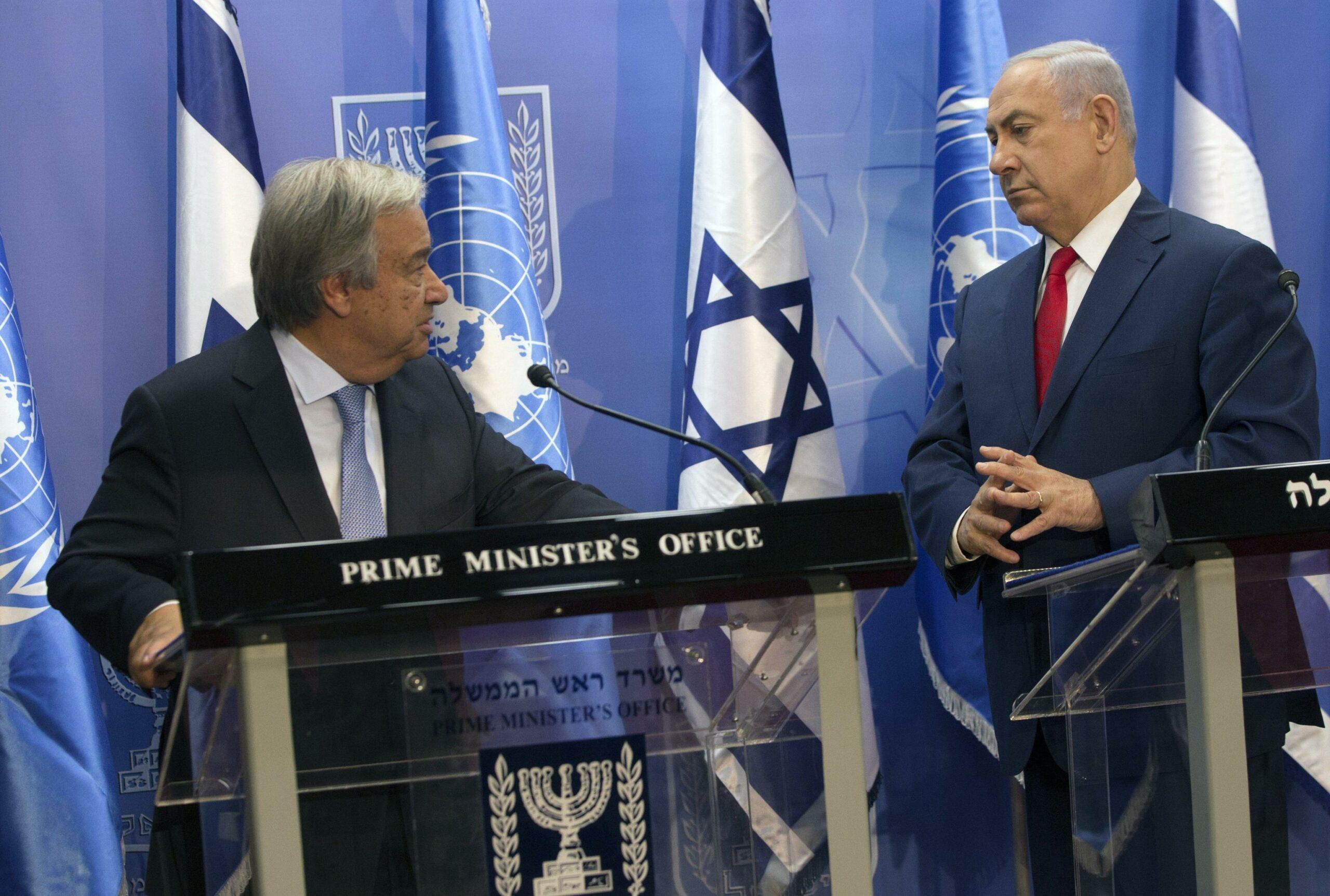 Guterres Netanyahu